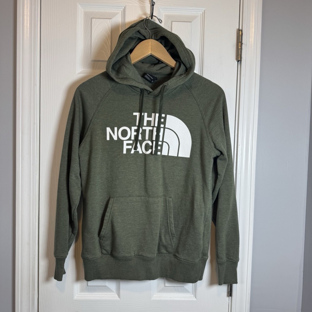 The North Face Pullover Hoodie Outdoor Green Sweatshirt Jacket Women's Size XS